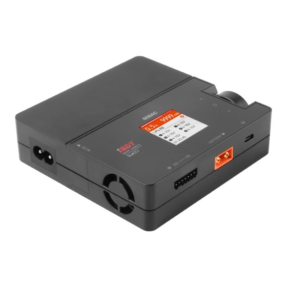 ISDT 608AC AC 60W  200W 8A BattGo Smart Battery Charger Discharger with Detachable Power Supply